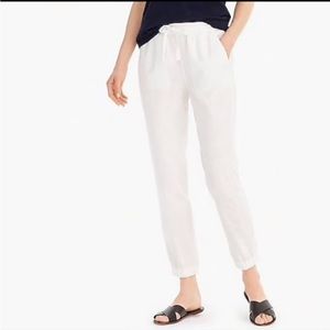 Jcrew point sur linen jogger